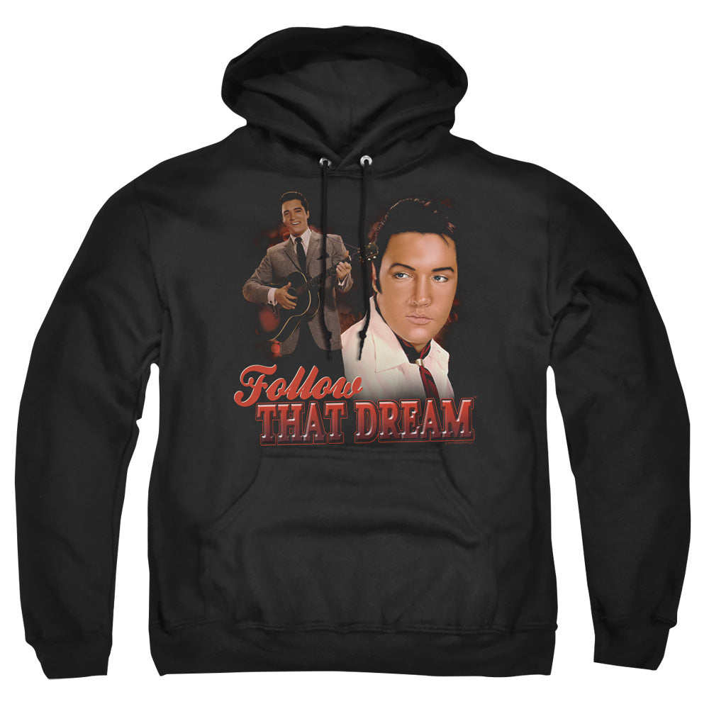 Elvis Presley Follow That Dream Mens Hoodie Black Officially Licensed