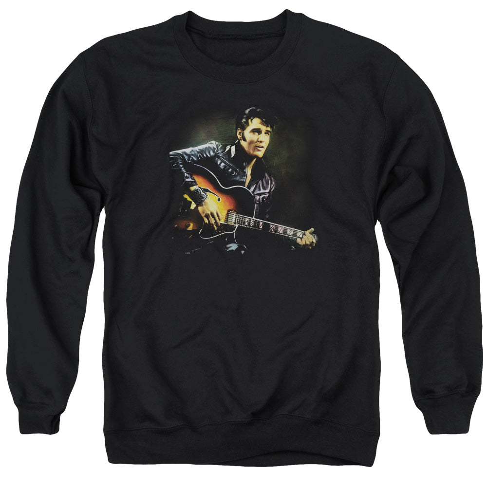 Elvis Presley 1968 Mens Crewneck Sweatshirt Black