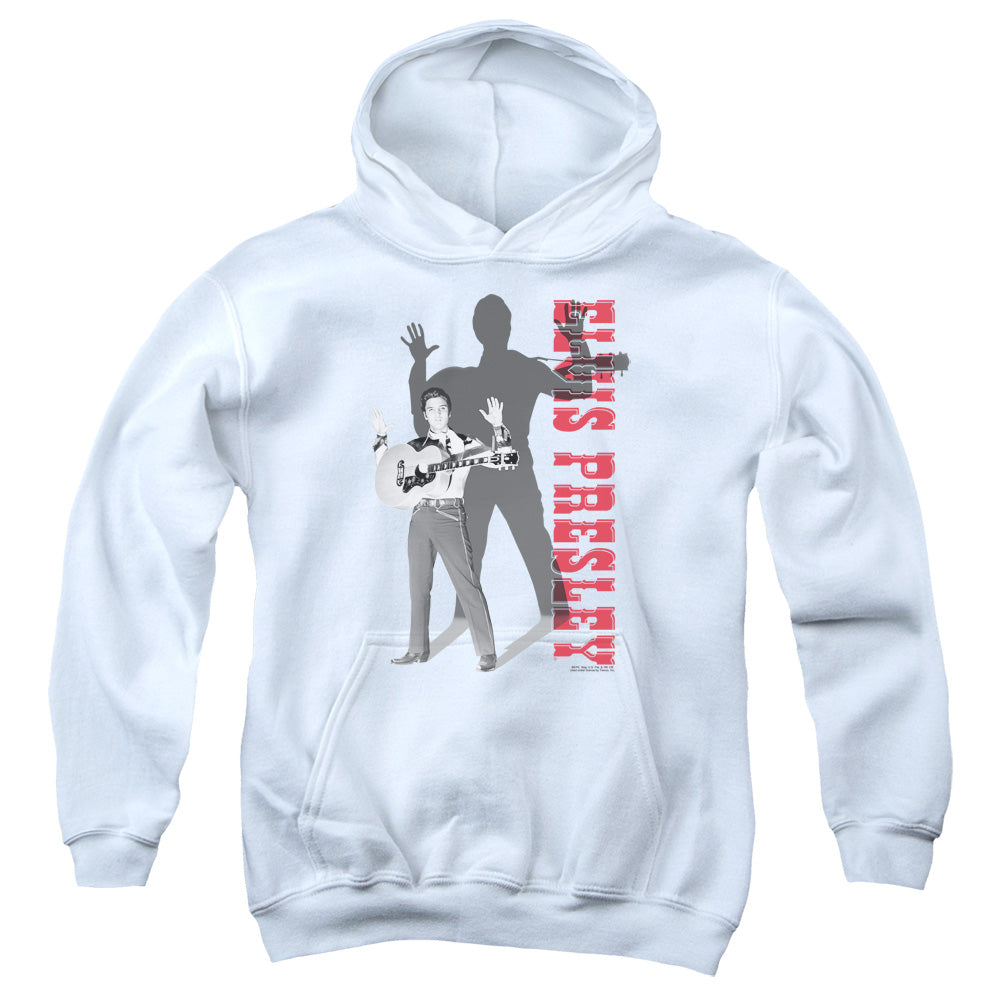 Elvis Presley Look No Hands Kids Youth Hoodie White Officially Licensed