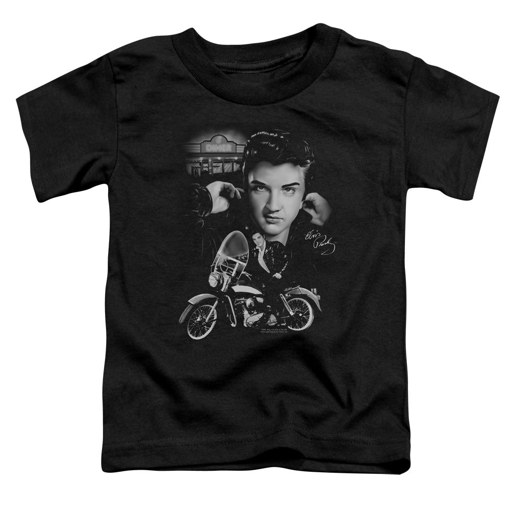 Elvis Presley the King Rides Again Toddler Kids Youth T Shirt Black Officially Licensed