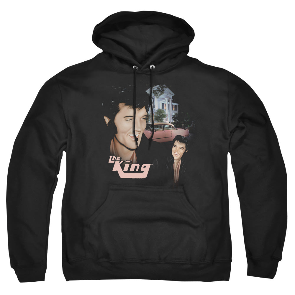 Elvis Presley Home Sweet Home Mens Hoodie Black Officially Licensed