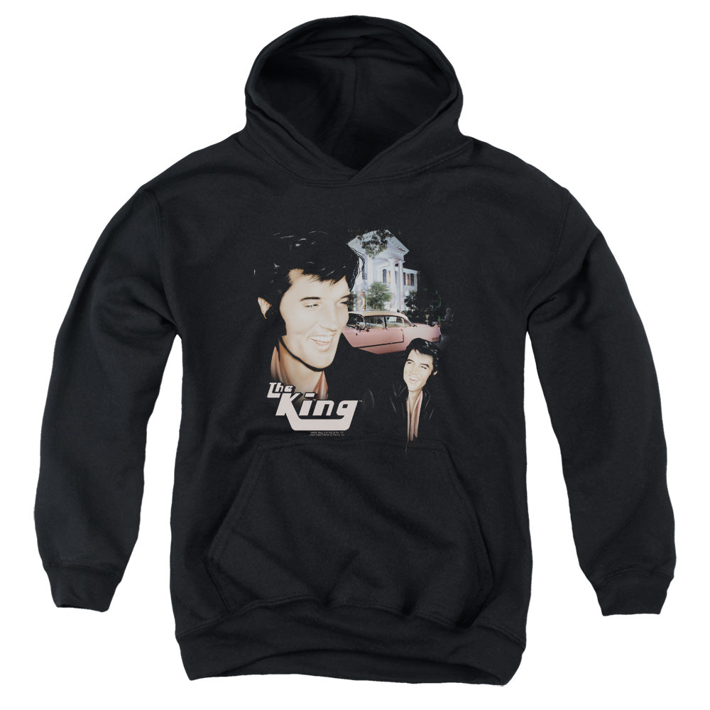 Elvis Presley Home Sweet Home Kids Youth Hoodie Black Officially Licensed
