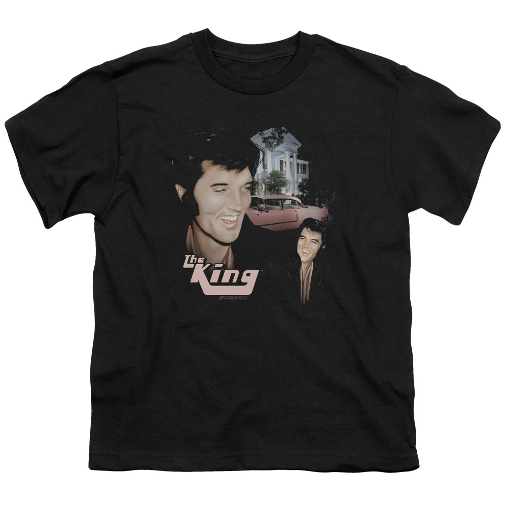 Elvis Presley Home Sweet Home Kids Youth T Shirt Black Officially Licensed