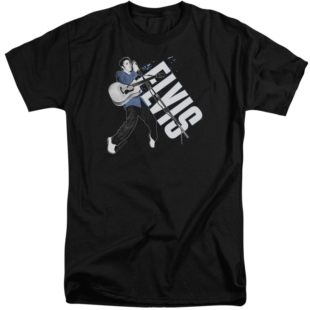 Elvis Presley On His Toes Mens Tall T Shirt Black Officially Licensed