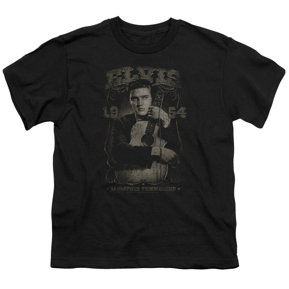 Elvis Presley 1954 Kids Youth T Shirt Black Officially Licensed