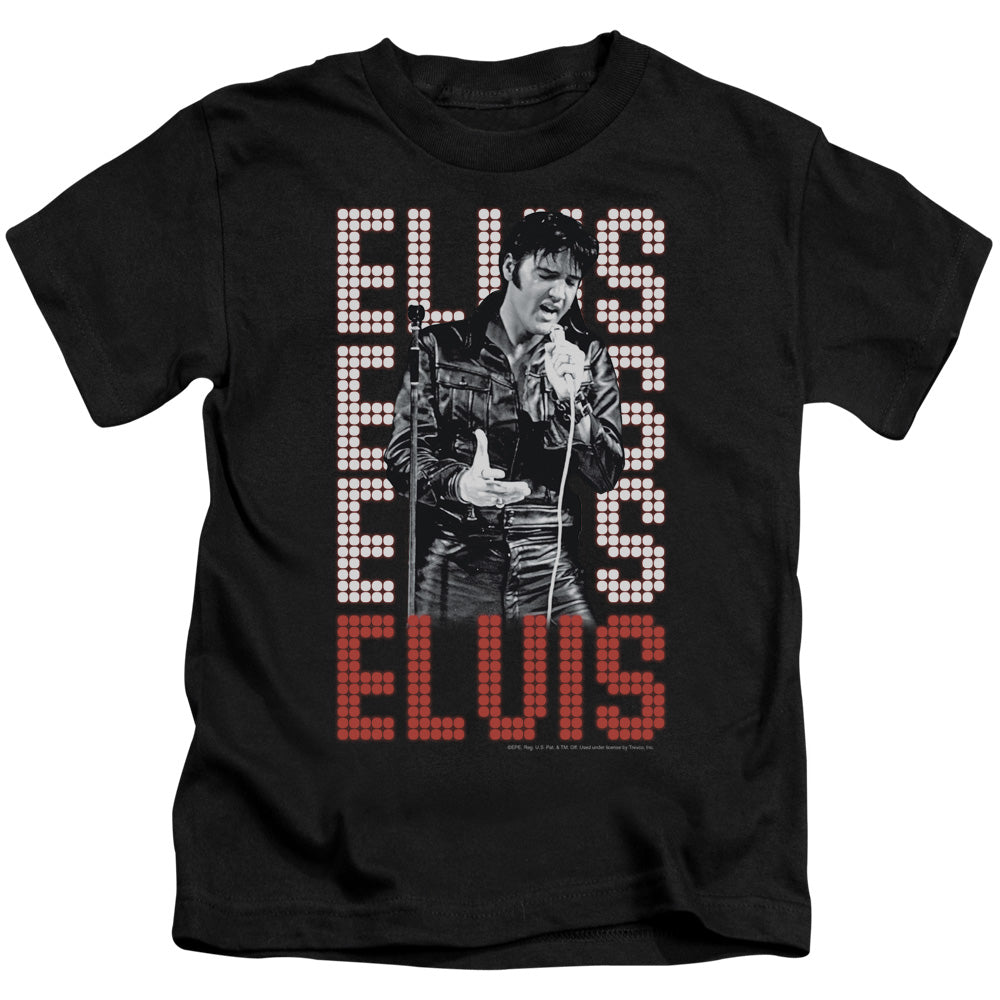 Elvis Presley 1968 Juvenile Kids Youth T Shirt Black Officially Licensed