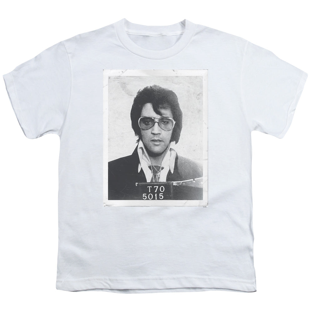 Elvis Presley Framed Kids Youth T Shirt White Officially Licensed