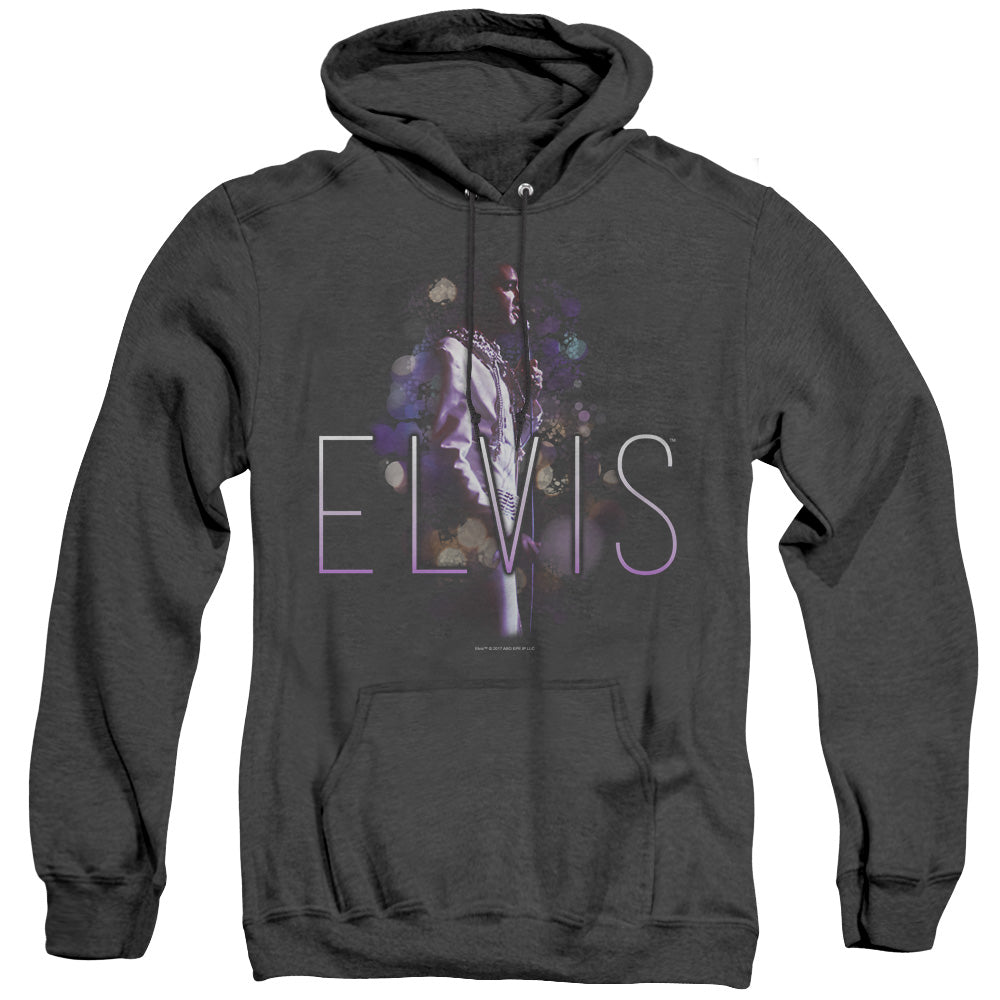 Elvis Presley Dream State Mens Heather Hoodie Black Officially Licensed