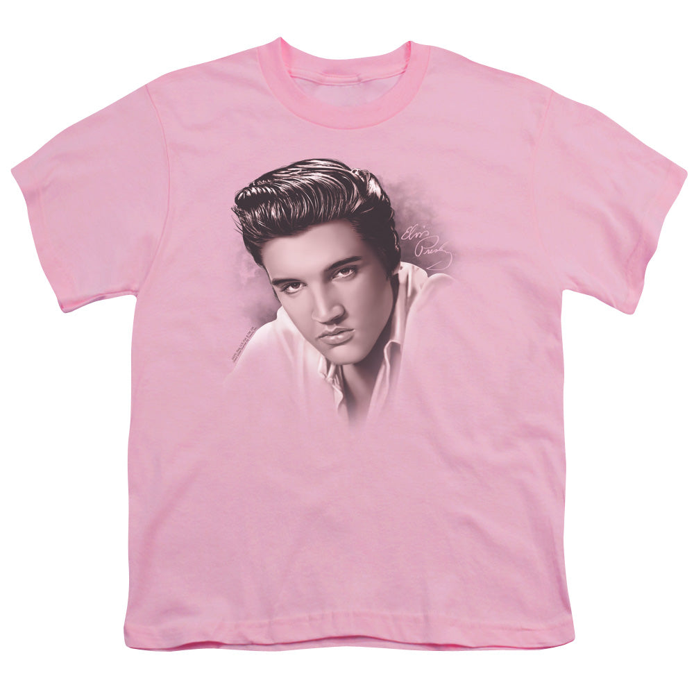 Elvis Presley the Stare Kids Youth T Shirt Pink Officially Licensed