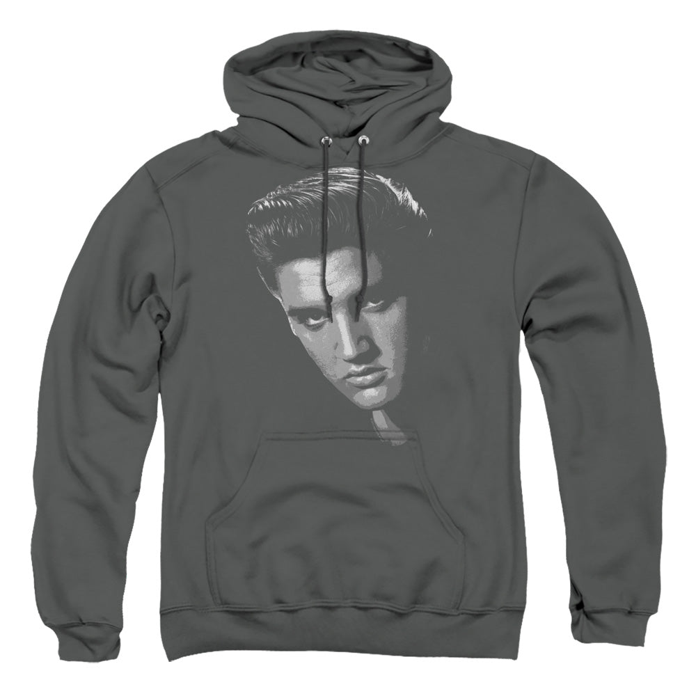 Elvis Presley American Idol Mens Hoodie Charcoal Officially Licensed