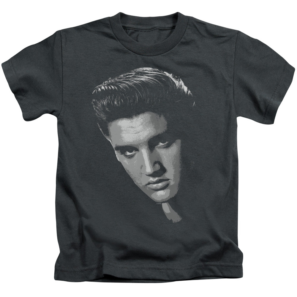 Elvis Presley American Idol Juvenile Kids Youth T Shirt Charcoal Officially Licensed