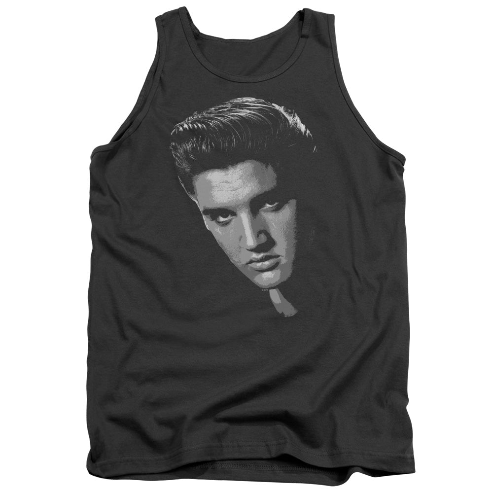 Elvis Presley American Idol Mens Tank Top Shirt Charcoal Officially Licensed