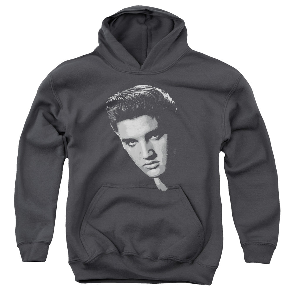 Elvis Presley American Idol Kids Youth Hoodie Charcoal Officially Licensed