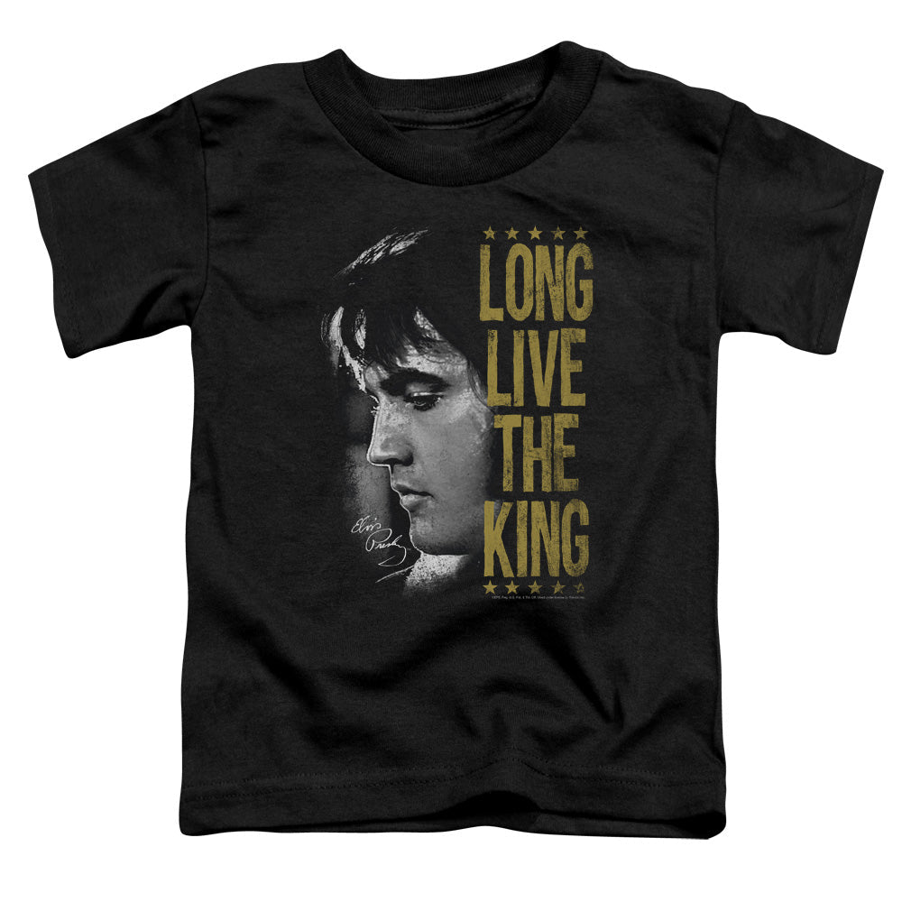 Elvis Presley Long Live the King Toddler Kids Youth T Shirt Black Officially Licensed