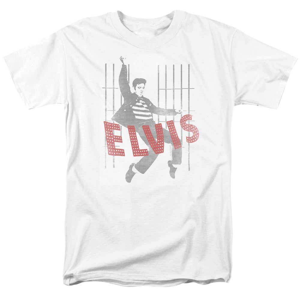 Elvis Presley Iconic Pose Mens T Shirt White Officially Licensed