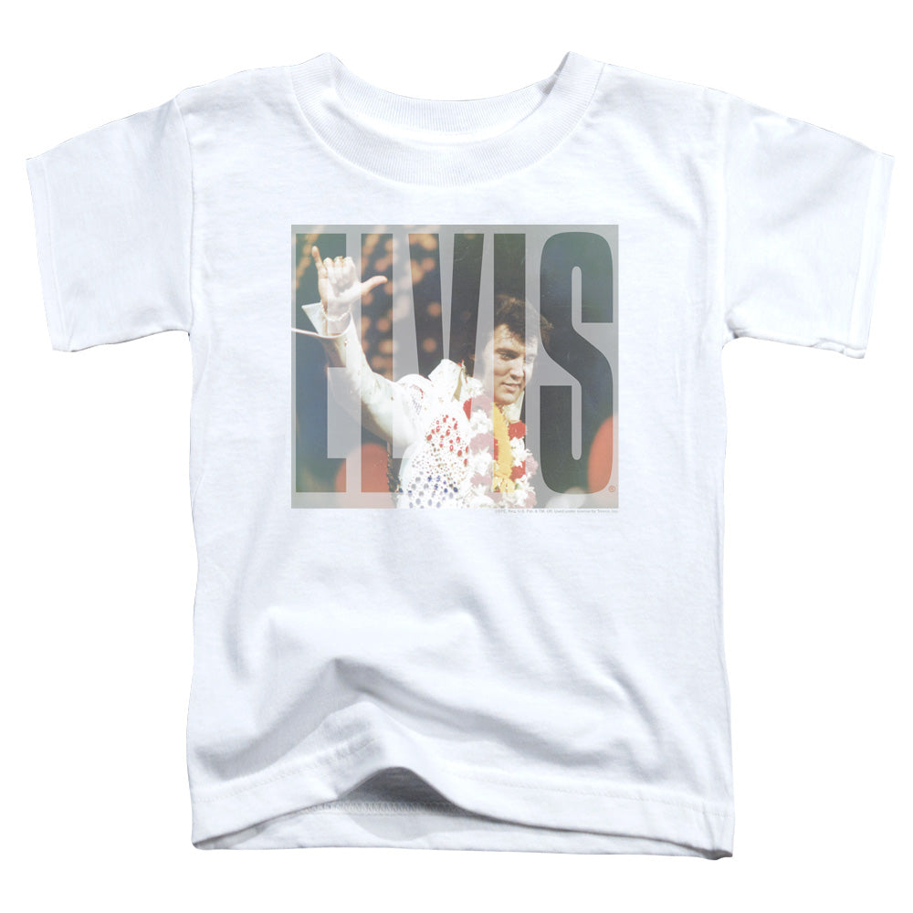 Elvis Presley Aloha Knockout Toddler Kids Youth T Shirt White Officially Licensed
