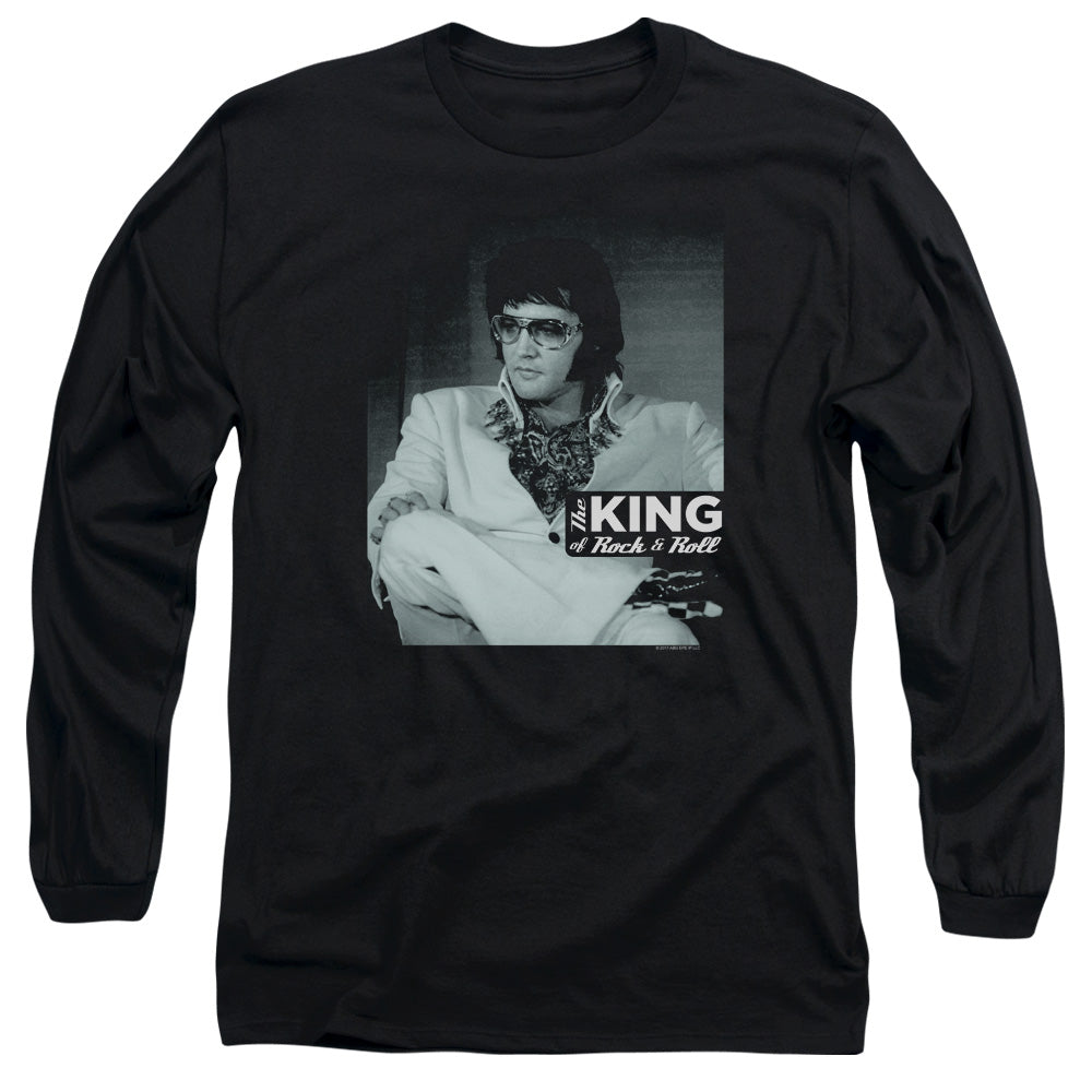 Elvis Presley Good To Be Mens Long Sleeve Shirt Black Officially Licensed Officially Licensed