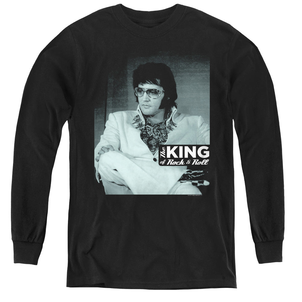 Elvis Presley Good to Be Long Sleeve Kids Youth T Shirt Black Officially Licensed
