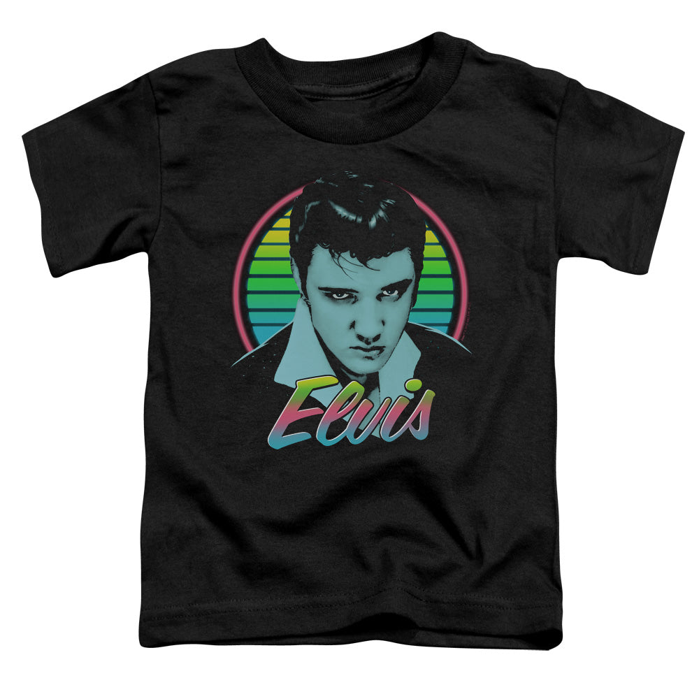 Elvis Presley Neon King Toddler Kids Youth T Shirt Black Officially Licensed