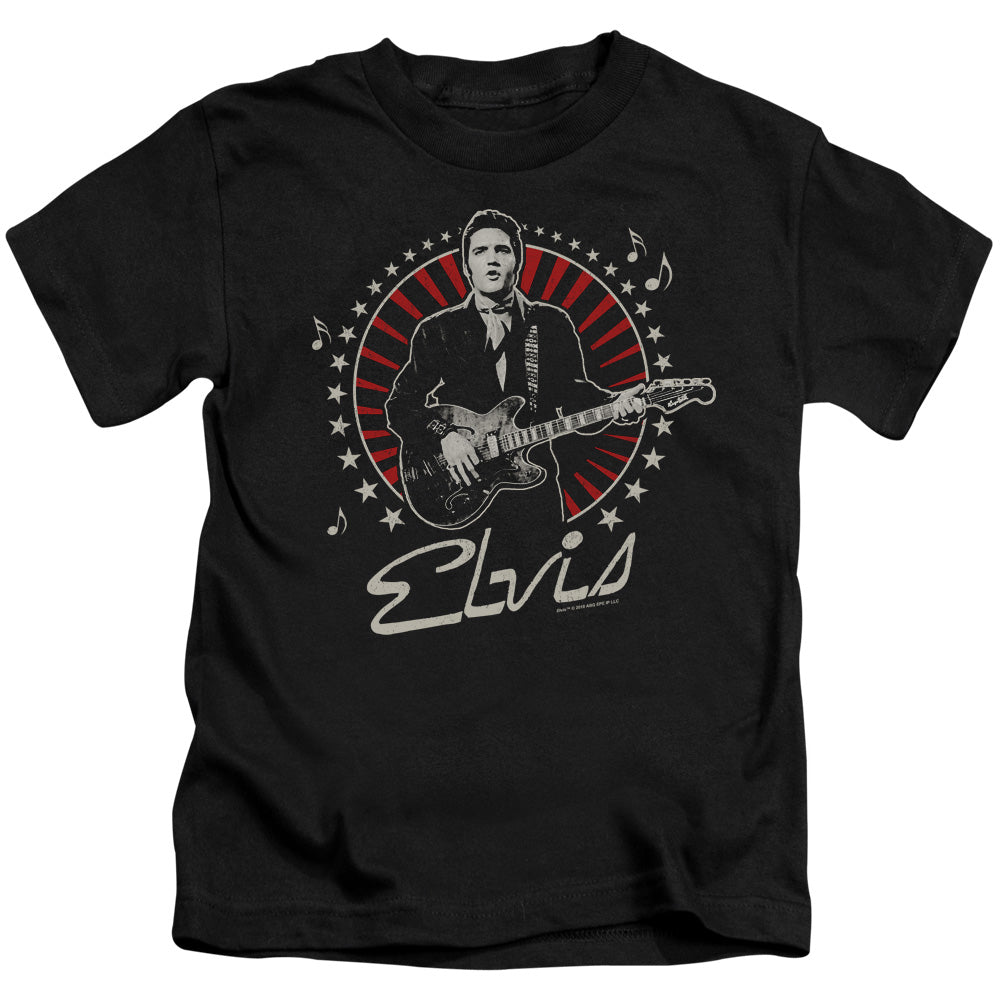 Elvis Presley Stars Juvenile Kids Youth T Shirt Black Officially Licensed