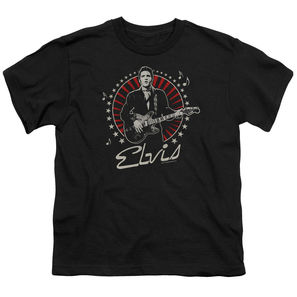 Elvis Presley Stars Kids Youth T Shirt Black Officially Licensed