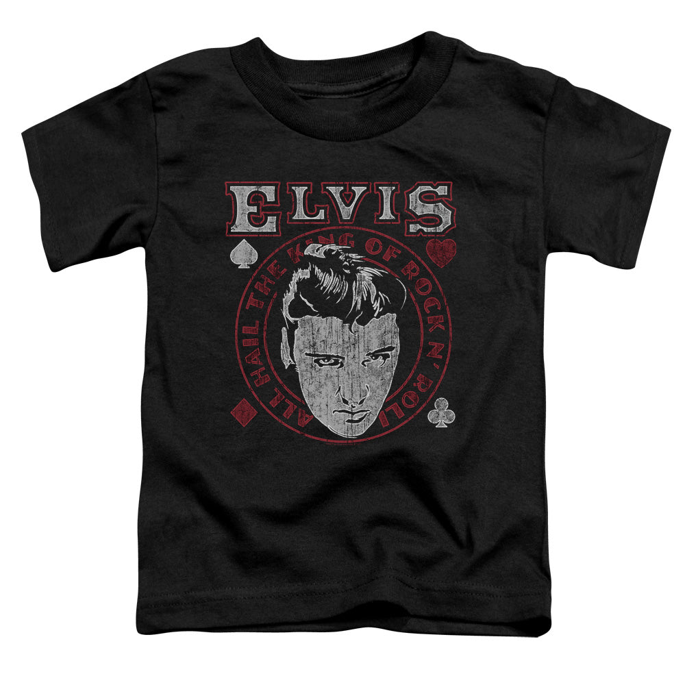 Elvis Presley Hail the King Toddler Kids Youth T Shirt Black Officially Licensed