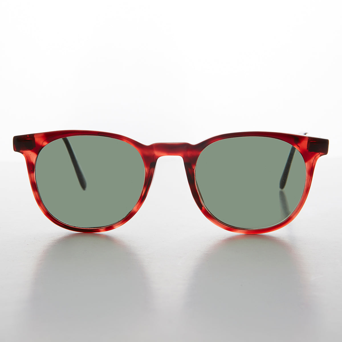 Classic Rounded-Square Vintage Sunglasses - Enzo