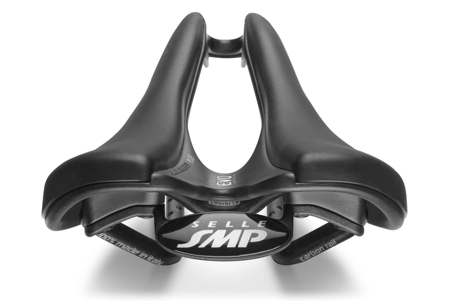 Selle SMP EVO Plus Saddle with Carbon Rails (Black)