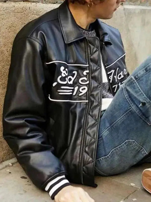 Ed Hardy Leather Jacket