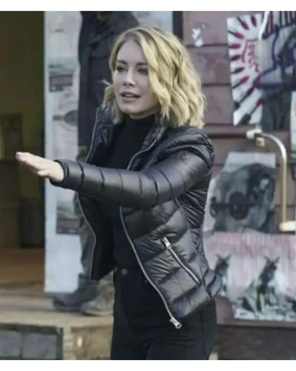 Peacemaker Jennifer Holland Black Puffer Jacket