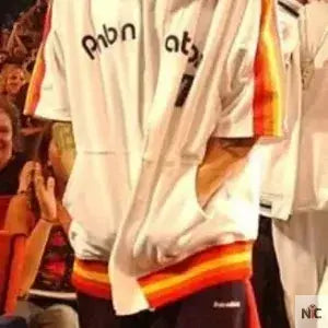 Eminem PnB Nation White Wool Jacket