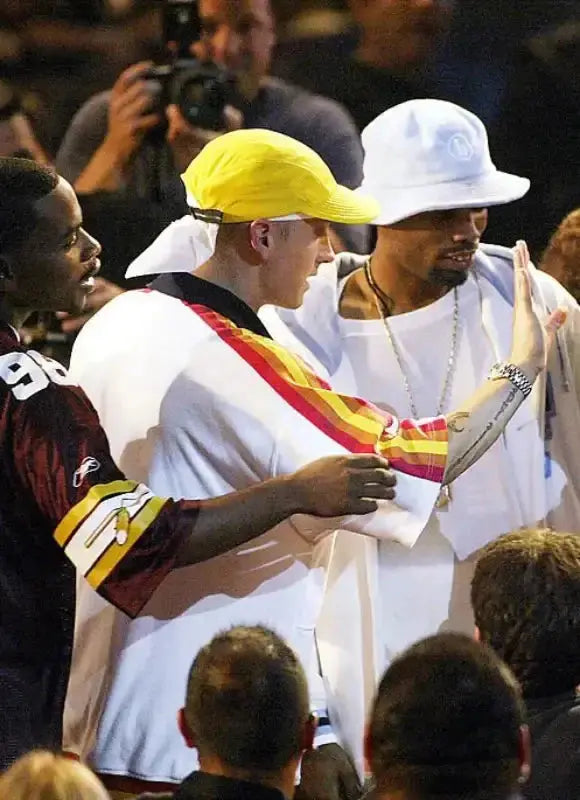 Eminem PnB Nation White Wool Jacket