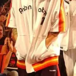 Eminem PnB Nation White Wool Jacket