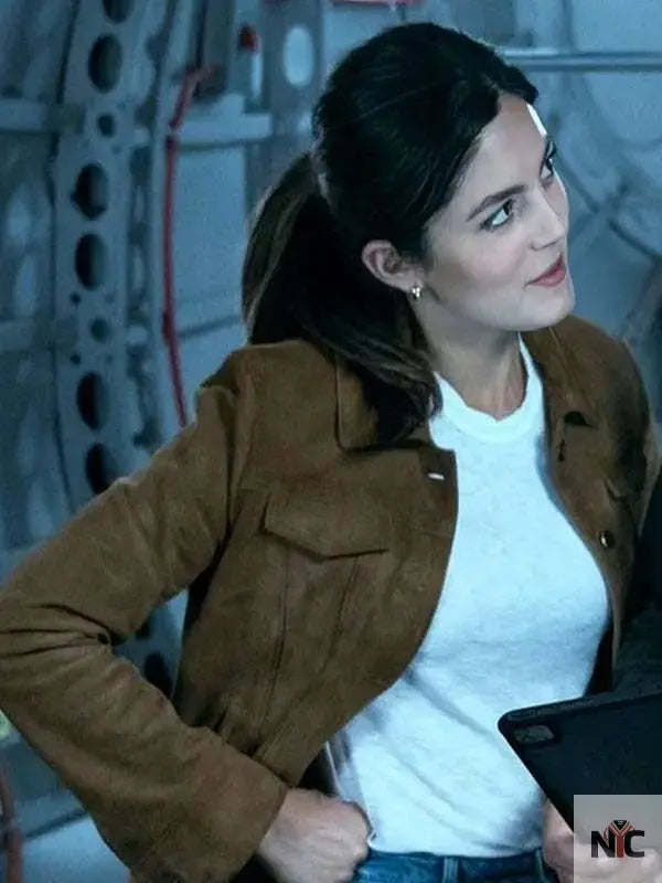 Emma Brunner FUBAR Brown Leather Jacket