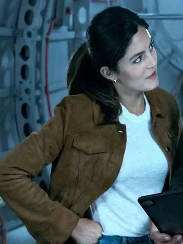 Emma Brunner FUBAR Brown Leather Jacket