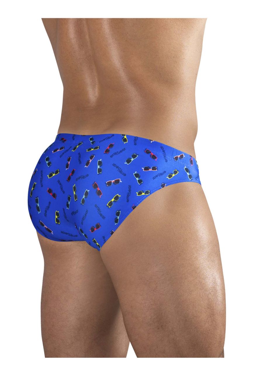 ErgoWear EW1767 X4D SW Swim Briefs Color Blue-Sunglasses