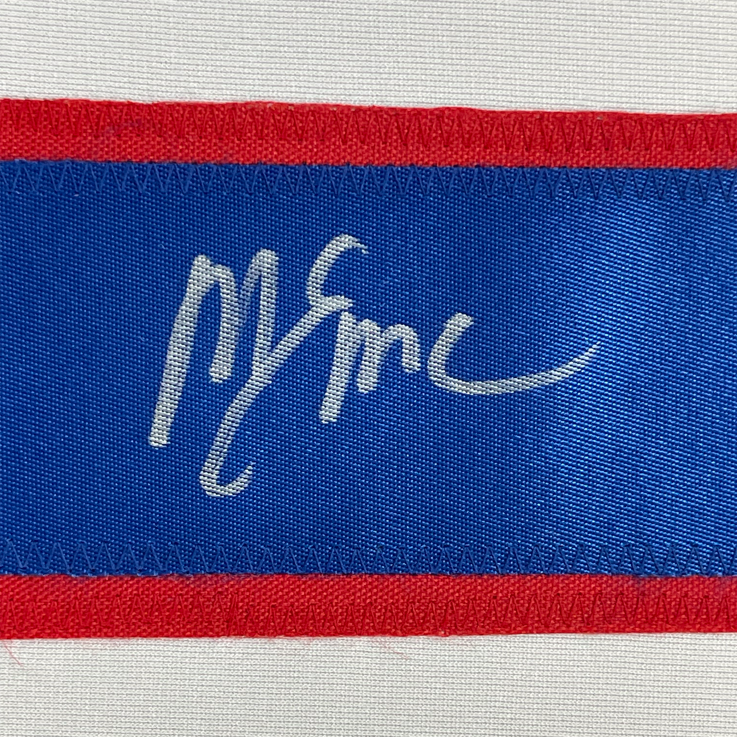 Framed Autographed/Signed Mike Eruzione 35x39 White 1980 Miracle On Ice United States Hockey Jersey JSA COA