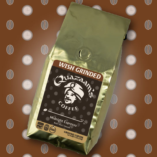 Midnight Espresso Coffee | Ground & Whole Bean Coffee | Dark Rich Roast