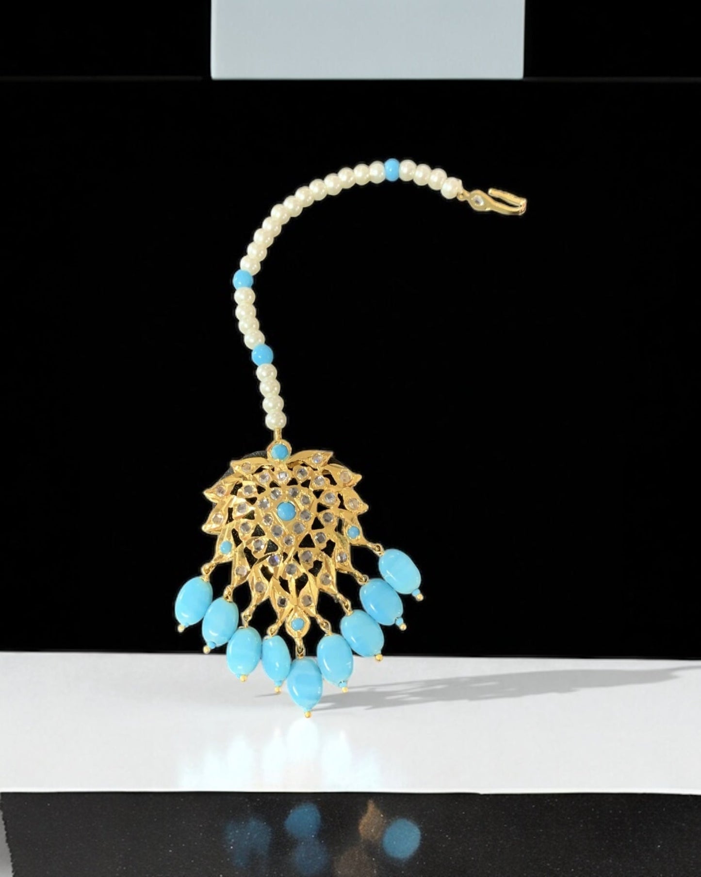 DJTK2 Zohra tika in turquoise   ( READY TO SHIP)