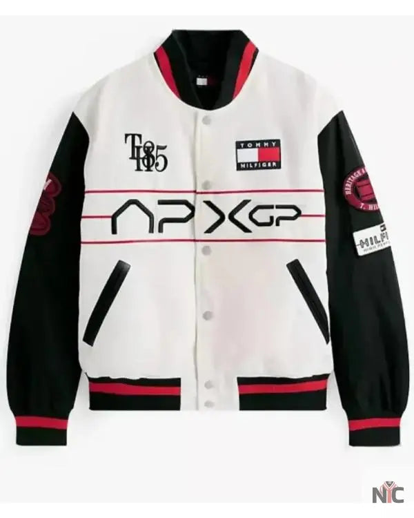 F1 Movie Damson Idris x APXGP Racing Varsity Jacket