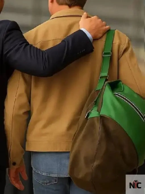 F1 The Movie 2025 Brad Pitt Suede Leather Jacket