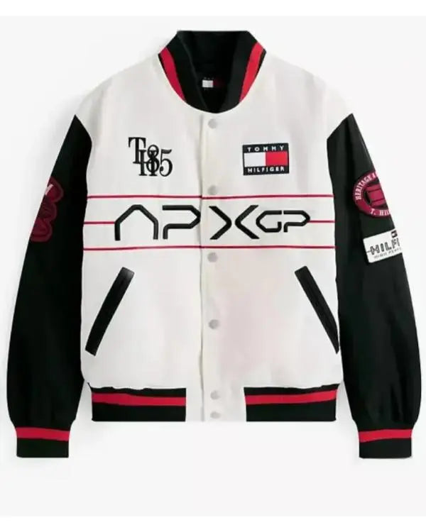 F1 Movie Damson Idris x APXGP Racing Varsity Jacket