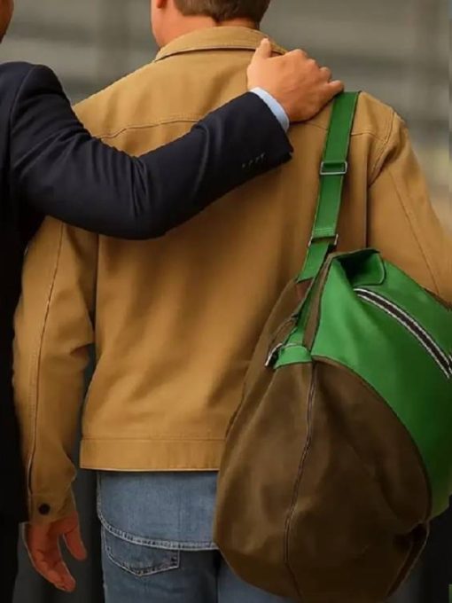 F1 The Movie 2025 Brad Pitt Suede Leather Jacket