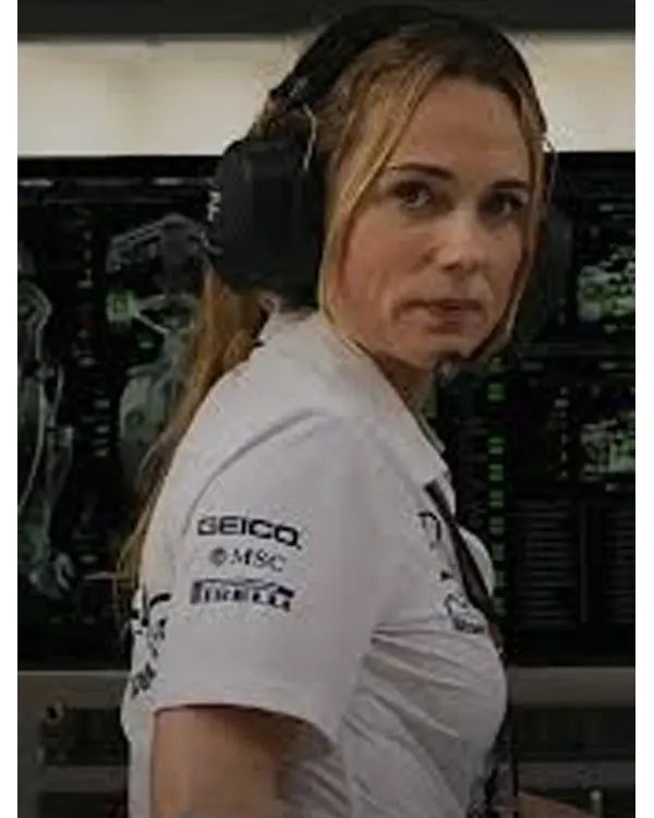 F1 The Movie Kerry Condon White Polo Shirt