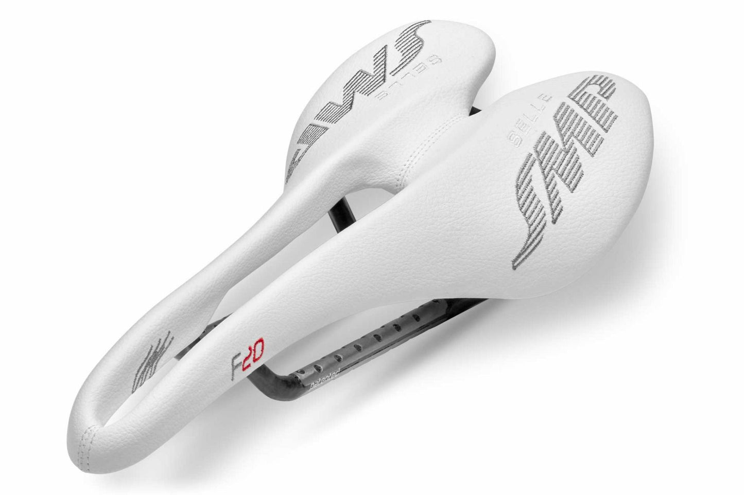 Selle SMP F20 Bicycle Saddle with Steel Rail (White)