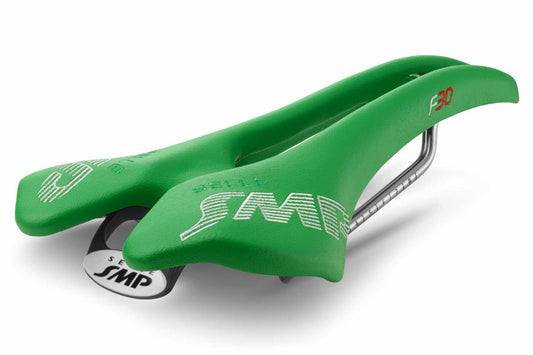 Selle SMP F30 Saddle with Steel Rails (Green)