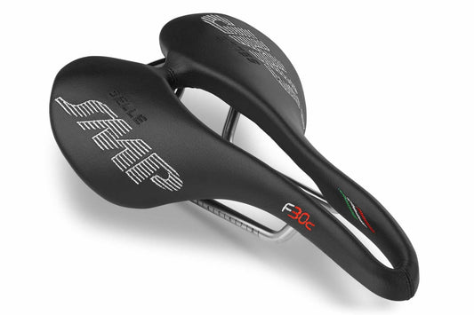 Selle SMP F30C Saddle with Steel Rails (Black)