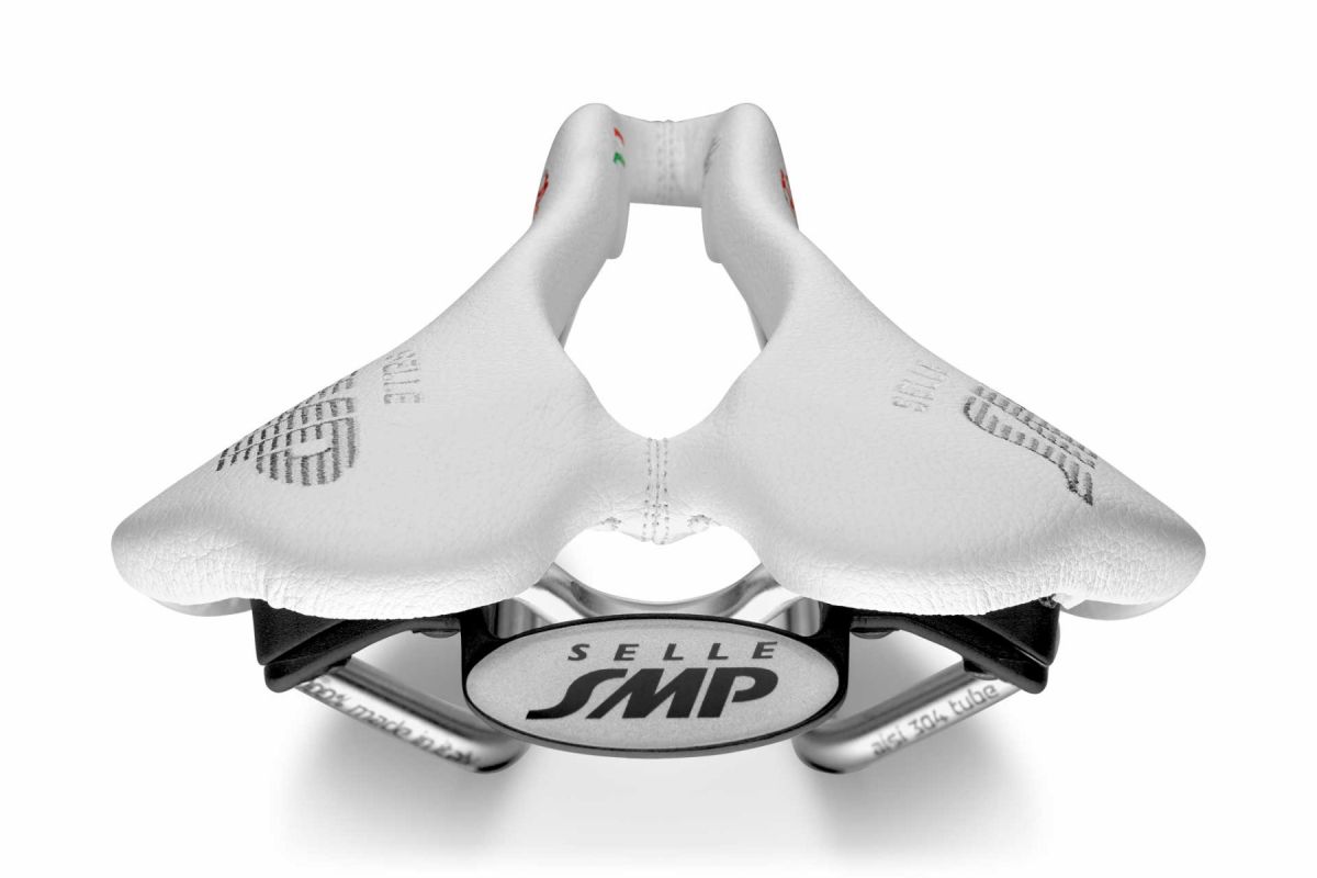 Selle SMP F30C Saddle with Carbon Rails (White)
