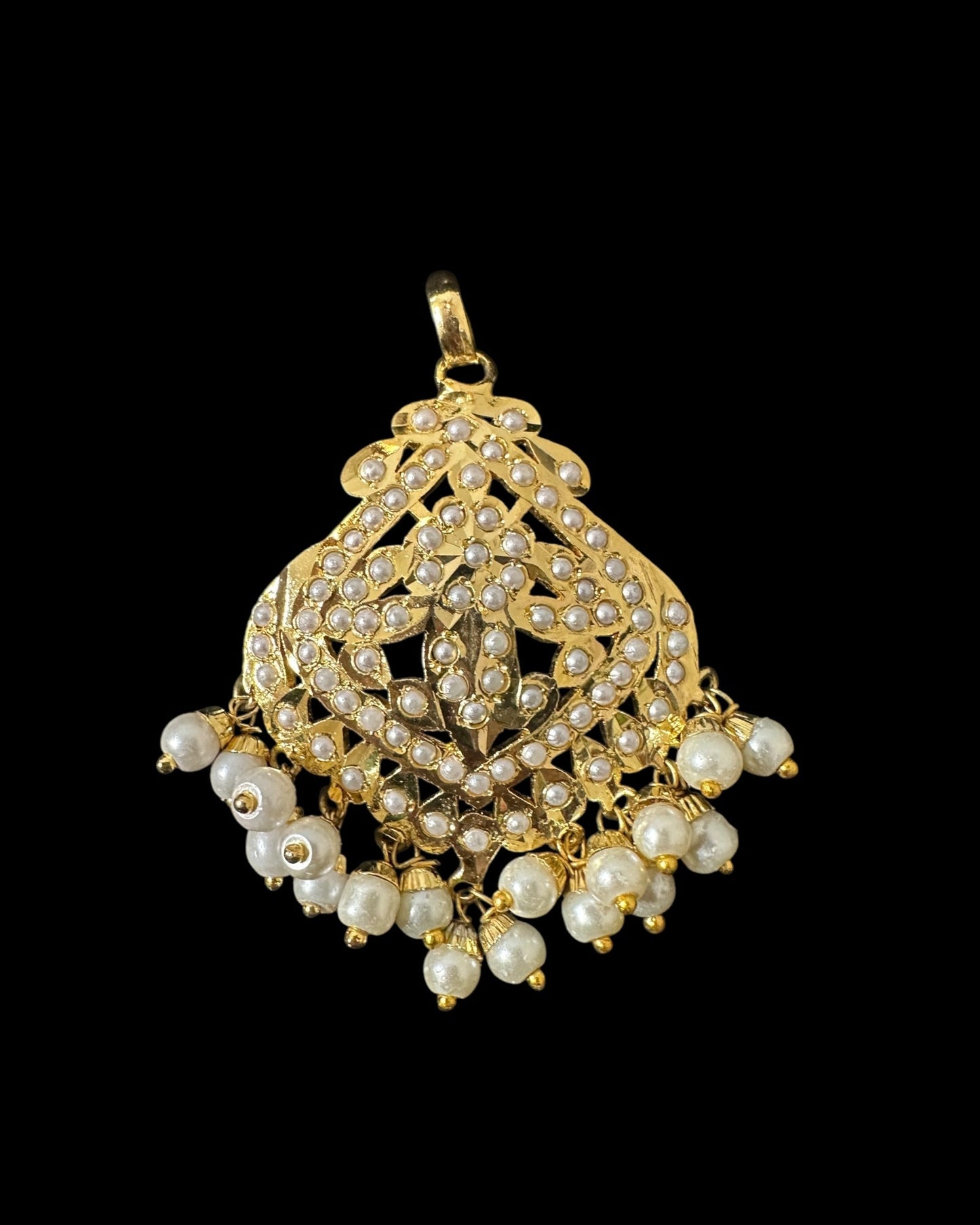 PS544 Ayeza jadau pearl pendant set ( SHIPS IN 3 weeks )