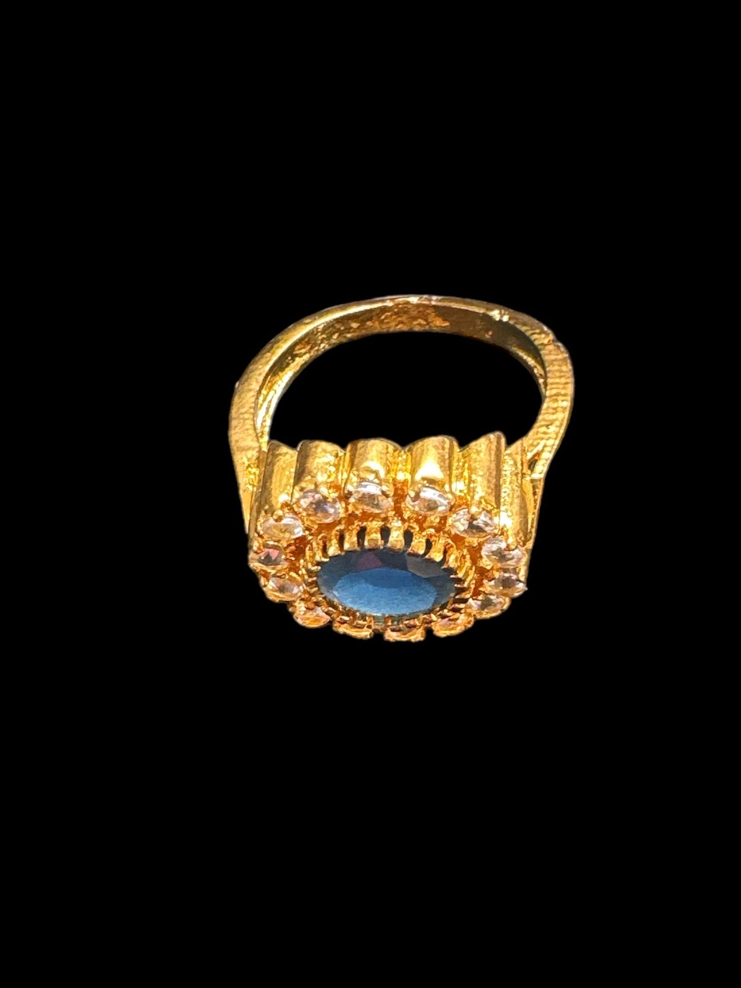 Nizami ring - blue ( SHIPS IN 3 WEEKS )